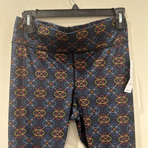 Terez Women's Black Rainbow Waves Leggings Size NWT - Picture 2 of 4